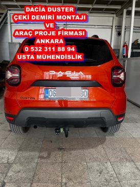 DACIA DUSTER çeki demiri, demiri montajı, çeki demiri projesi. çeki demiri ankara usta mühendislik ankara da 05323118894