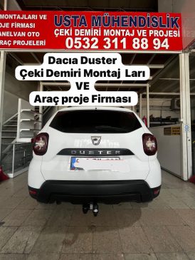 DACIA DUSTER çeki demiri, demiri montajı, çeki demiri projesi. çeki demiri ankara usta mühendislik ankara da 05323118894