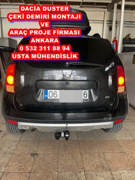 DACIA DUSTER çeki demiri, demiri montajı, çeki demiri projesi. çeki demiri ankara usta mühendislik ankara da 05323118894