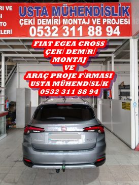 FIAT egea cross çeki demiri takma montajı maliyet fiyatı çeki demiri araç peıjesi ankara usta mühendislik 05323118894