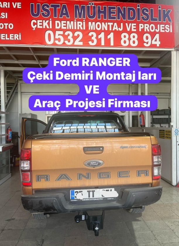 FORD RANGER Çeki Demiri takma Montajı ve araç proje firması ankara usta mühendislik 05323118894